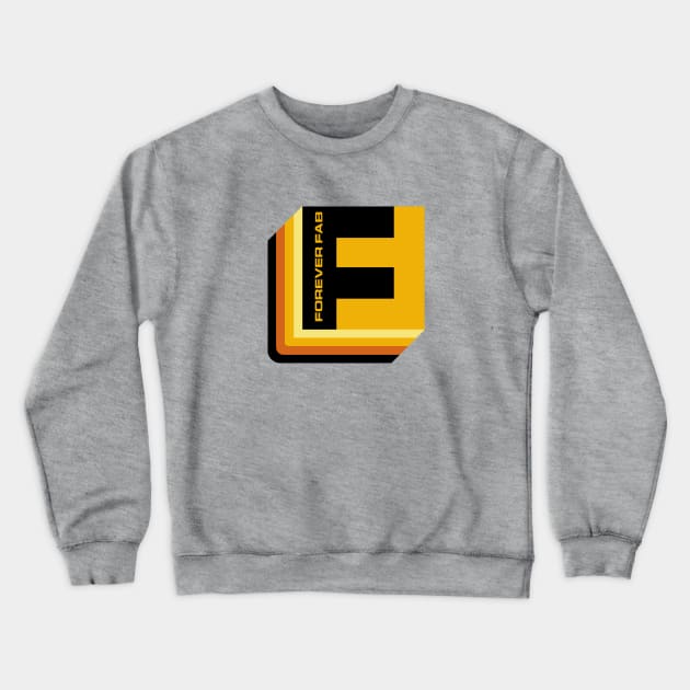 Forever Fab 3d Printing Crewneck Sweatshirt by GeekGiftGallery